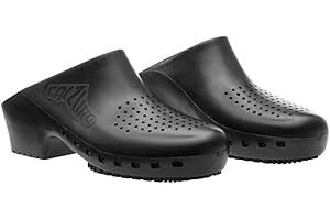 Calzuro Classic con Fori – Zoccoli Sanitari Professionali per Uomo e Donna, Comodi, Antiscivolo e Antistatici, Autoclavabili, Traspiranti, in Gomma Tecnica