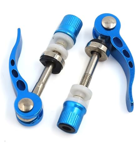 cyclingcolors Blocage rapide de selle serrage à levier Acier CrMo fixation tube vélo vtt route ville cycle universel, M6x55mm cyclingcolors Blocage rapide de selle serrage à levier Acier CrMo fixation tube vélo vtt route ville cycle universel, M6x55mm