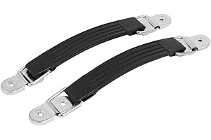 UXCELL Sourcingmap Furniture Suitcase Box Case 185mm Length Plastic Pull Handles Black 2PCS