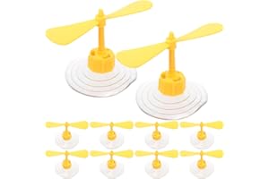 Veemoon Set di 10 eliche per casco da , decorazione per il compleanno