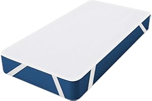 AISHCES KARCORE Matratzenschoner 140x200 cm Molton - Aus 100% Baumwolle, Atmungsaktive, Bequem Matratzenauflage Weiß