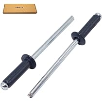 SKIR'CO Rivetti Ciechi In Alluminio - 300 Pezzi 4,0x14 Mm Grigio Antracite - Foto 6