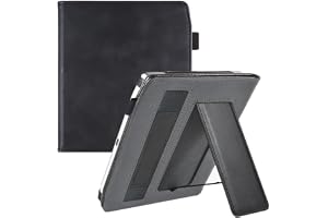 Fodral för 7 tum Pocketbook Era Color Ereader 20141 & 7 tum Pocketbook Era Ereader 2022, smalt PU-skal skydd med stativ, hand