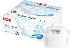 6x COFFIX Filtry do dzbanka filtrującego wodę - Zamiennik filtra Brita MAXTRA, DAFI UNIMAX - Kompatybilny z dzbankami m.in Brita, Dafi, Aquaphor, Philips