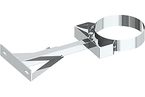 TECNOVIS Wandabstandshalter verstellbar 250-360mm für doppelwandige Schornsteine DW mit 200mm Außendurchmesser, aus Edelstahl