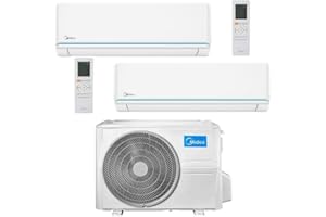 Climatiseur Midea Dual Split Inverter série EVOLUTION 9+9 M2OG-14HFN8-Q R-32 Wi-Fi READY A++A+