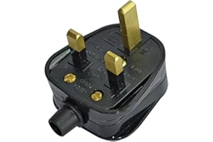 Faithfull Power Plus FPPPLUG13R 13A 230V Plastic Plug - Black
