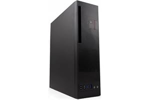 CoolBox T-360 - Caja Micro ATX y Mini ITX para PC, Formato Slim, USB3.0, Fuente de alimentación 300SBZ TFX 80 Plus Bronze. Colocación Horizontal o Vertical