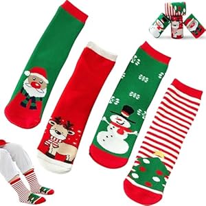 LXYYDS 4 Pares de Calcetines