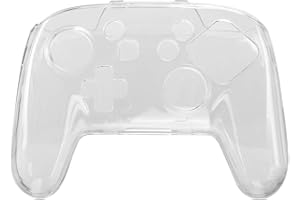ANGGREK Funda Transparente Antideslizante con protección de crl, Funda para Mando para Switch Pro, Funda Protectora para Mando