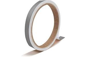 GREENSTIK MATERIALS 6mm x 10m Self Adhesive Coloured Vinyl Pinstripes Car, Vehicle Graphics & Detailing (Pinstripe Silver 6mm)