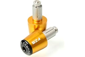 YP YUANPEI 7/8" 22MM Extrémités de Guidon de Moto pour FZ8 2011 2012 2013 2014 2015 2016 CNC Bouchons de poignée en Aluminium Extrémités du Guidon