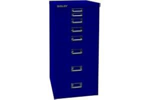 BISLEY Serie 29 MultiDrawer™, DIN A4, 8 cajones, azul oxford.