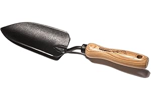 Unbekannt Pflanzenkelle schmal geschmiedet - mit stabilem Eschenholzgriff 14 cm - Krumpholz Gartengerät