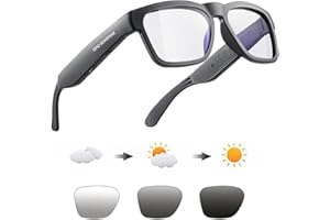 OhO sunshine Water Resistance Audio Sunglasses,Open Ear Bluetooth Sunglasses to Listen Music and Make Phone Call