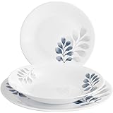 Bormioli Rocco BOR1301 Bormioli, Servizio Piatti Botanica, 18 pz, Blu, Vetro