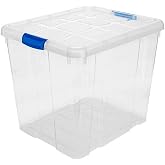 Acan Tradineur - Storage Box - Made of Plastic - Storage Container for Books, Clothes, Blankets - No. 17-42.2 x 35 x 35 cm -