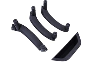 WSYYWD 4 pz/set Car Interior Maniglia Della Porta Interna Tirare Trim Ciotola Misura Per Bmw F25 F26 X3 X4 2011-2017-Nero