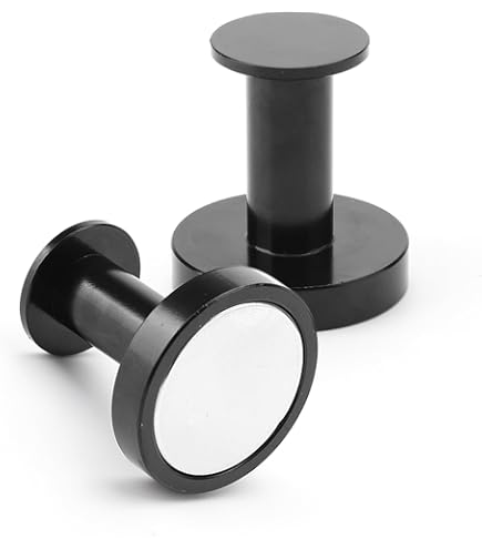 Trendform Ganci Magnetici Antiscivolo - Set Da 4 - Bianco, Diametro 35 Mm, Super-forti Con Rivestimento In PVC