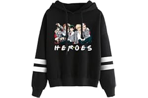 LKY STAR My Hero Academia Merch Anime Hoody for Men Women MHA Sweatshirt Izuku Midoriya Cosplay Pullover XXS-4XL