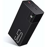 Power Bank 50000 mAh Batteria esterna: 22,5 W Fast Charging Power Bank – Batteria esterna con grande capacità - Noir
