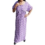 INDIATRENDZS WOMEN'S COTTON NIGHTY FREE SIZE