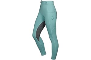 Royal Horsemen Reitleggings Highwaist Damen und Mädchen (Gr. XXS-XXL) - Bequeme Reithose mit Silikon Vollbesatz - Mit Handytasche und Gürtelschlaufen