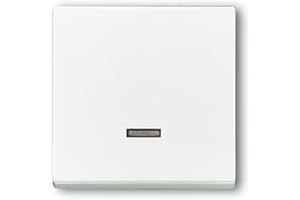Busch-Jaeger 6543-84-101 Bedienelement mit Glimmlampe (Thermoplast) Studioweiß carat® 2CKA006599A2834 future linear
