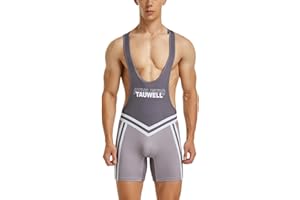 Gymskop Combinaison de lutte pour homme Singuletts Athletic Supporters Slim Fit Sport Une pièce sans manches Active Wrestling Maillot d'haltérophilie