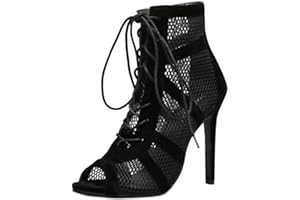 SONNENA Zapatos Nieve Cómodos Casual Boots Heels Mesh Women Sandals Lace - Up High Shoes Fashion Women's Boots