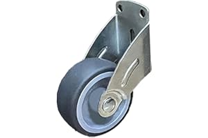 JONIKUPER Gate Wheels For Wooden Gate, Gate Caster Wheel For Metal Tube Swing Gate Fence Adjustable Doors Supports Gate Wheel For Gates Heavy Duty Outdoor Farm Gate Rollers (Gray)