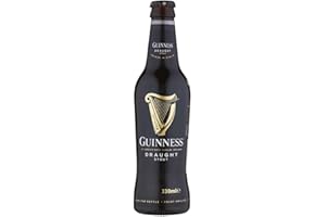 Guinness Draught Birra Irlandese, Bottiglia - Pacco da 24 x 330 ml