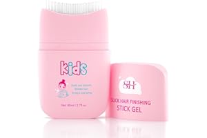 gowwim New Kids Hair Gel,Children's Hair Wax Stick for Hair Edge Control,Hair Finishing Stick with Comb Integration Designed for Kids,Natural Ingredients,Suitable for All Hair Styles.