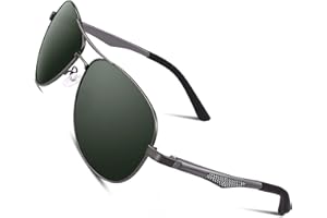 CGID Męskie spolaryzowane okulary przeciwsłoneczne premium stop Al-Mg Pilot Unisex okulary przeciwsłoneczne ochrona przed promieniowaniem UV męskie odcienie zawiasy sprężynowe