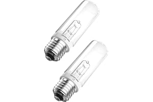 TobeBright Regulable Bombilla E27 200W Luz Cálido 2800K Bombilla Tubulare E27 JDD, Alto Brillo 2820 Lumens, AC220-240V, 2-Pack