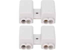 GZD Terminal Block, T Shape Wiring Connector High Power Main Splitter ABS Material Non Breaking Design for Dome Light Wiring for Switch Wiring