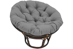 AZVFLY Coussin de Fauteuil Papasan, Sol Rembourré pour Pivotant, Papasan Rond, en Polyrotin Diamètre 100 Cm et Épaisseur du 10 Meubles Rotin Chaises Jardin Fleurs Rondes