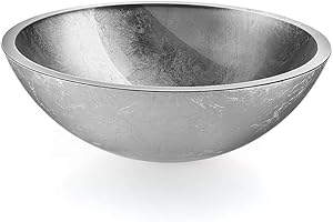 Lineabeta 53695.29.29 Lavabo Appoggio, 30 cm, Argento
