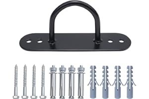 GUDECIUS Corde de Combat Crochet d'ancrage Mural Support Mural pour Hamac d'oscillation de Yoga de Boxe de Sports d'entraînement Équipement de Sport de Fixation