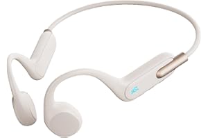 HIFI WALKER Casque Conduction Osseuse Natation Bluetooth 5.3, Écouteurs Piscine Étanches IPX8 avec MP3 32Go, Casque Sport Sans Fil Waterproof pour Course à Pied, Cyclisme, Nage, avec Micro, 8h Autonomie