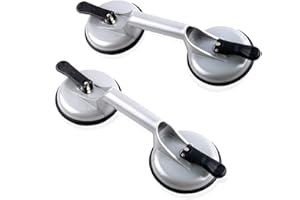 ALETO Aluminium-Saugheber 100 kg, 2 Stück, grau