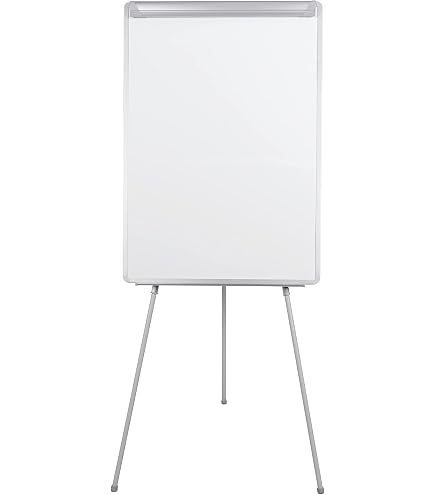 Chevalet De Présentation Juvenilia J200905 - Blanc - 70x110cm - Pieds Télescopiques + Plateau Marqueurs