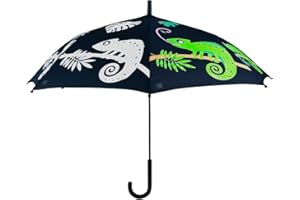 Esschert Design Paraguas camaleón que cambia de color en la lluvia para niños, S