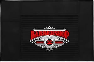 Minkissy - Alfombrilla antideslizante de silicona para salón de belleza, herramientas de peluquería, color negro