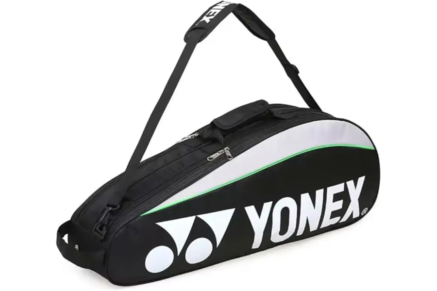 YONEX Badminton Bag - Racket Bag for Badminton & Squash Racquets...Holds up to 6 Racquets + Side Pockets + Shoe Compartment.