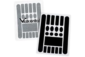 Valkental - Kratzschutz für Fahrrad Gepäckträger | Qualitative Klebestreifen zum Schutz vor Lackschäden | 20 Sticker in unter