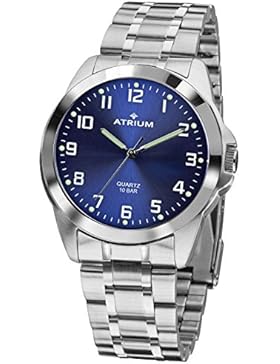 ATRIUM Damenuhr silber/blau A24-35