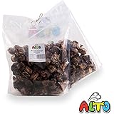 Alto-Petfood - 1000g Rinderlunge kleine Häppchen | besonders fettarm, Natur luftgetrocknet | wiederverschließbarer Beutel / Naturkauartikel, Hundeleckerli, Kausnack, Hundesnack, Hunde Kauartikel, Rind, Lunge, RL1000