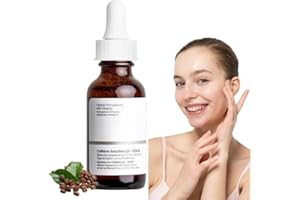 YUNYAHE Caffeine Solution 5% + EGCG, Ordinary Caffeine & Hyaluronic Acid Under Eye Serum, Depuffing Eye Serum for Dark Circles and Tired Eyes, anti-cernes, Solution pour les cernes et les yeux gonflés
