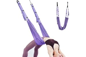 Bandas de resistencia de alta elasticidad, CuiCanfla Yoga Fitness Stretching-Band, Yoga Elastisch Krafttraining Fitnessband, Yoga Stretch Gurt für Reha Pilates Cheerleading Spagat Gymnastik